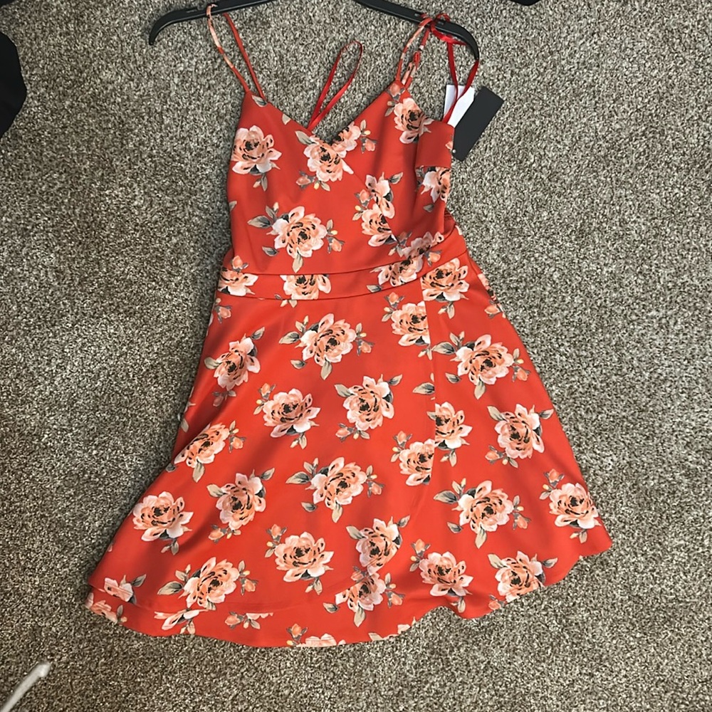 City studios Lace Back Fit & Flare Dress brand new never worn